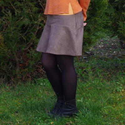 Jupette à volant