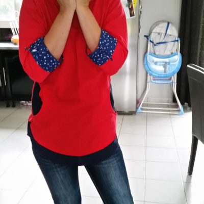 Robe et pull Aristo