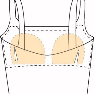 Patron Complémentaire Basic One / Poches pour prothèses mammaires externes