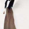 Patron L’Inconnue version 7/8 gabardine chocolat 3