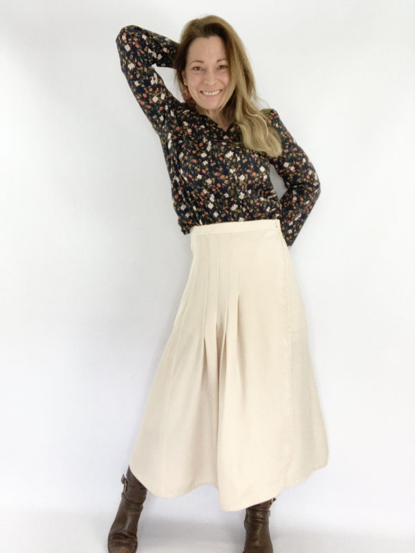 Patron L’Inconnue version 7/8 tencel beige 2