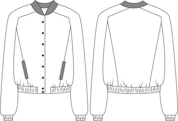patrons de couture La Jolie Girafe blouson femme Rosemonde