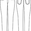 Patrons PDF pantalon slim Basic Six