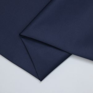 Gabardine twill Stretch de coton Bio – Bleu nuit