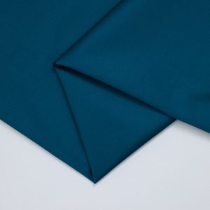 Gabardine twill Stretch de coton Bio – Bleu pétrole