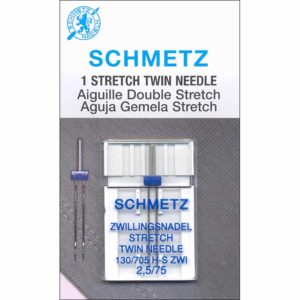 Aiguilles double Stretch Schmetz 2.5 -75 (1,8)