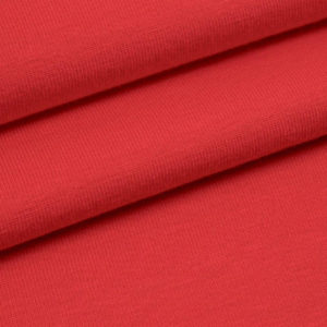 Jersey fin Bio Uni rouge