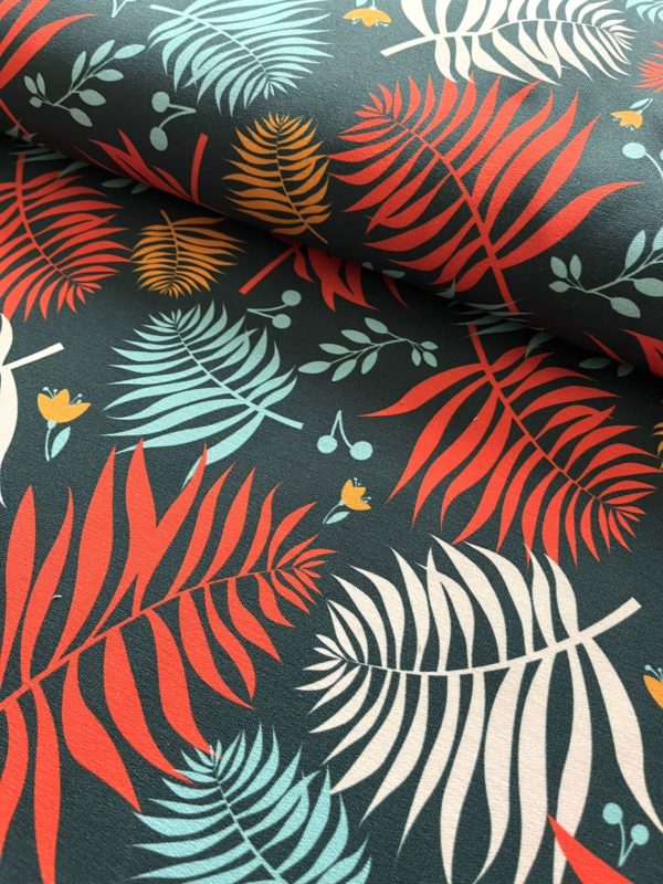 French Terry bio motif Jungle