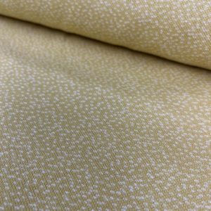 Jersey jacquard Bio Dotties jaune