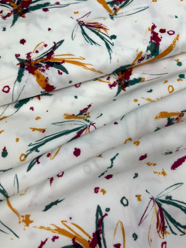 Twill de tencel ara bordeaux églantine et Zoe