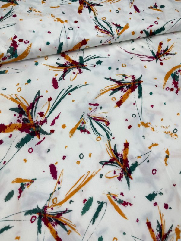 Twill de tencel ara bordeaux églantine et Zoe