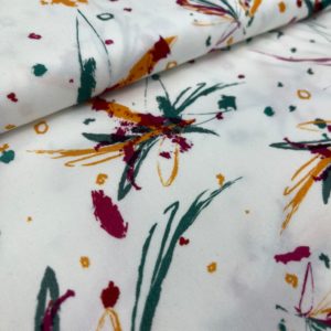 Twill de Tencel moyen Ara bordeaux Eglantine & Zoe