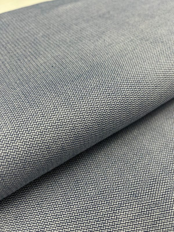 Oxford coton bio bleu primaire