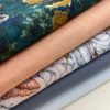 Voile Bio qualité supérieure gris bleu