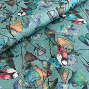 Batiste coton Lawn Bio qualité supérieure motif Birds