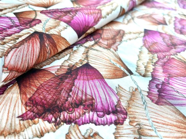 Voile Bio qualité supérieure motif Suzu