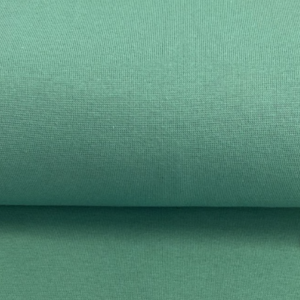 Bord côtes tubulaire coton bio vert amande