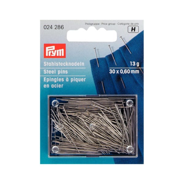 Épingle:piquer n°6 acier argenté 0,60 x 30 mm 1,84