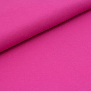 Jersey coton Bio Uni rose fuschia 0469