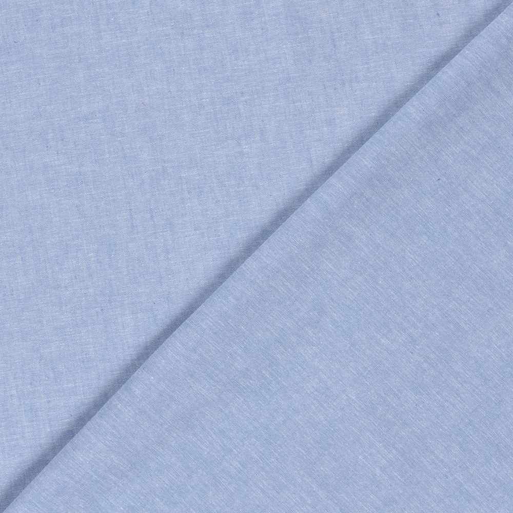 Coupon lin chanvre bio bleu ciel