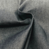 Denim moyen en coton Bio - Bleu gris