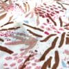 Crêpe Eco vero motifs coraux