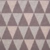 Jersey jacquard Bio gris graphique triangulaire
