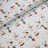 Jersey bio bleu glacier motif canards