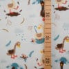 Jersey bio bleu glacier motif canards