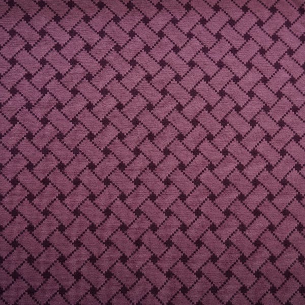 Jersey jacquard Bio mauve violet