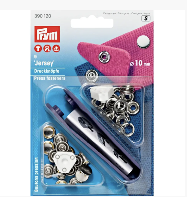pressions jersey 10MM