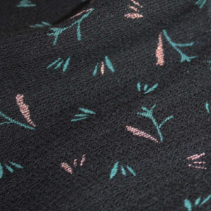 Jacquard rameau noir Eglantine & Zoé 09540