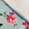 French Terry bio motifs floral Jardin anglais