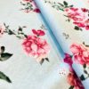 French Terry bio motifs floral Jardin anglais
