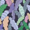 Canvas de coton Bio Leaves Dark Lillestoff