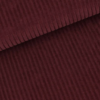 Maille velours larges cote coton bio bordeaux