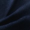 Sweat gratté Piqué de coton bio Bleu marine