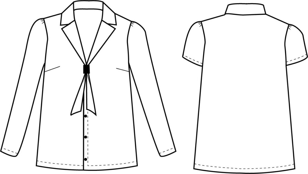 Patron blouse Lauren La Jolie Girafe