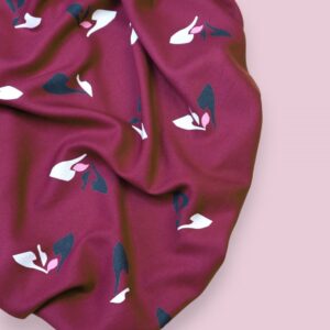 Eco Vero Mind the Maker Sprout Lie de vin à motifs noir rose blanc 06720